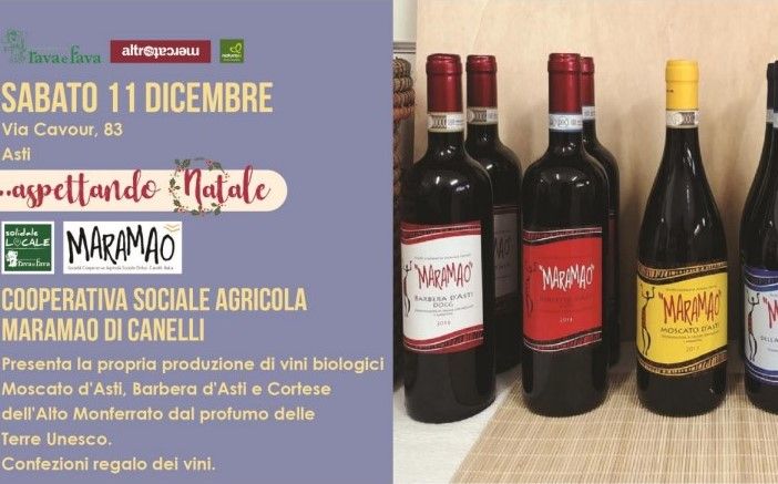 Locandina evento &quot;Marameo&quot; alla Cooperativa Rava e Fava di Asti