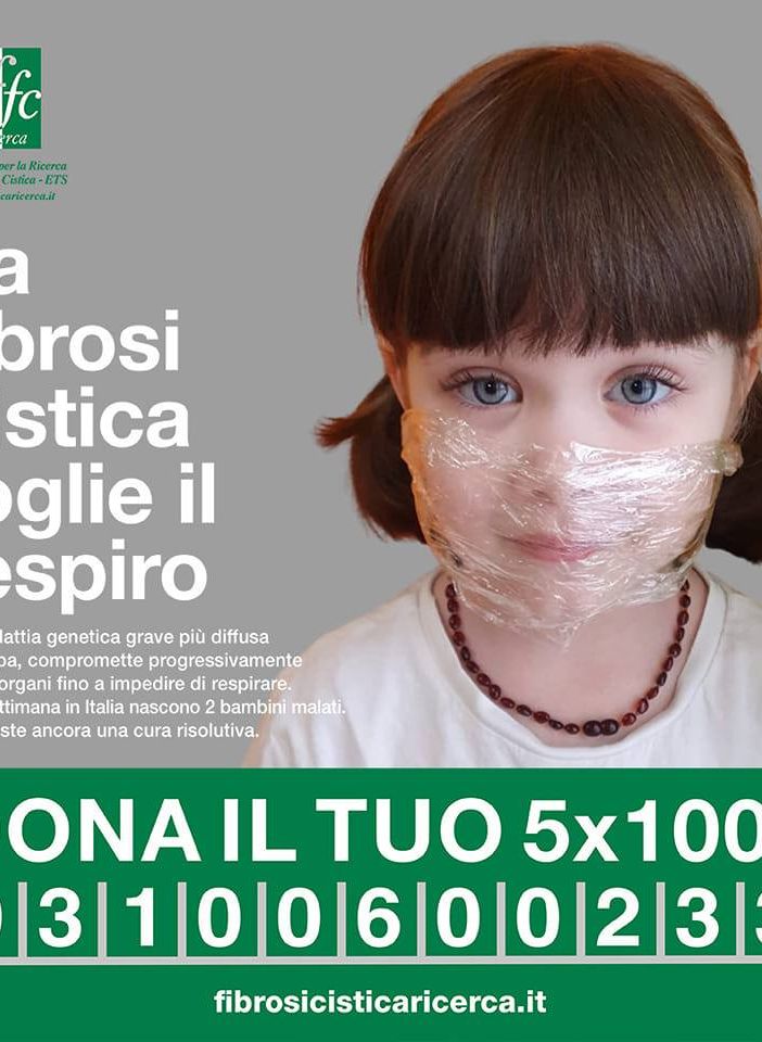 Giulia Sofia ritratta in un'immagine che invita a contribuire alla ricerca