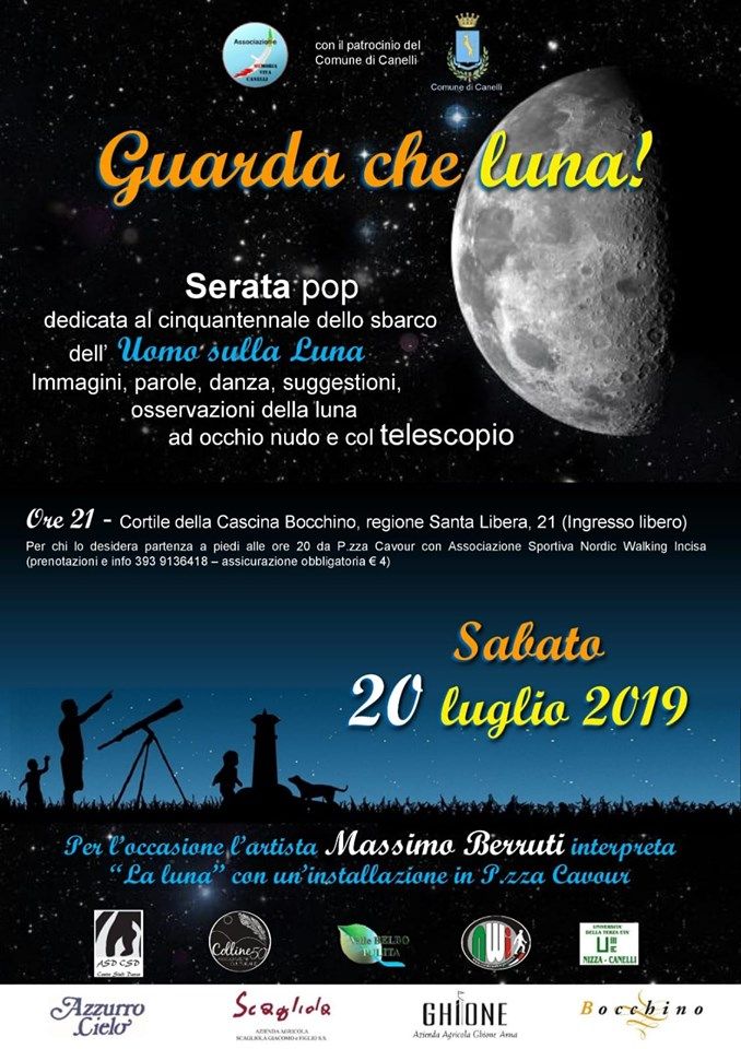 Guarda che Luna!  20 luglio 1969-2019: 50 anni dallo sbarco dell’Uomo sulla Luna
