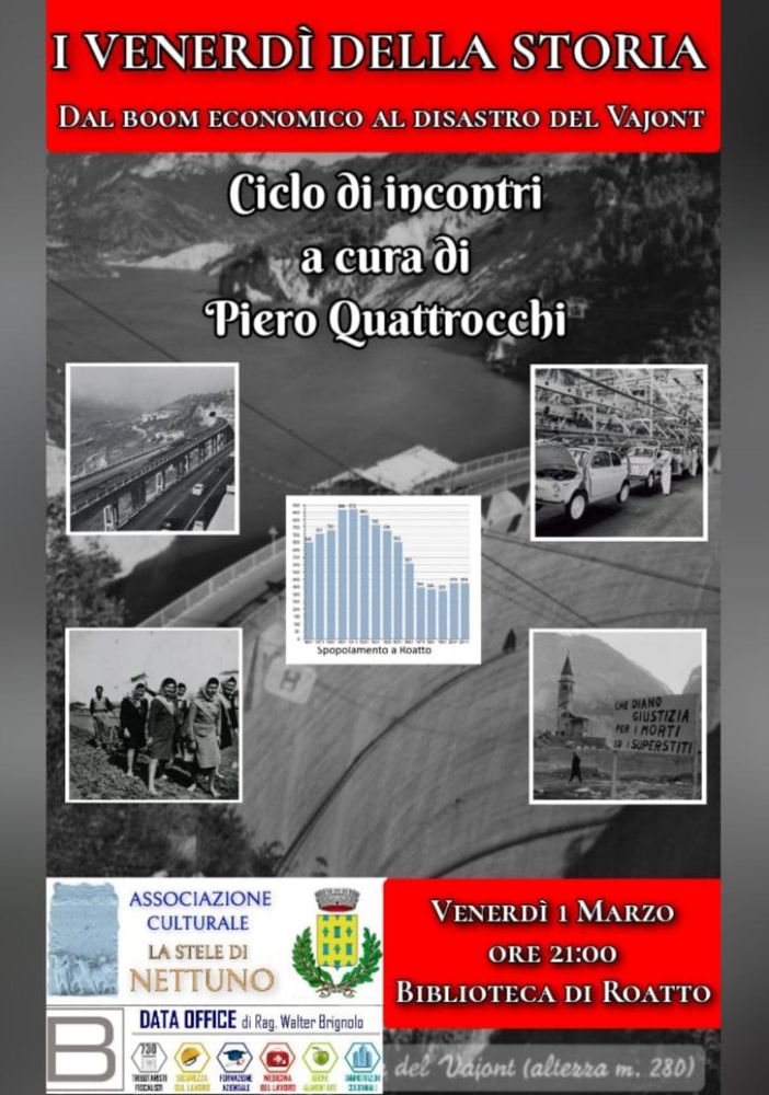 Dal boom economico al disastro del Vajont. In biblioteca a Roatto si raccontano i decenni tra il 1950 al 1970
