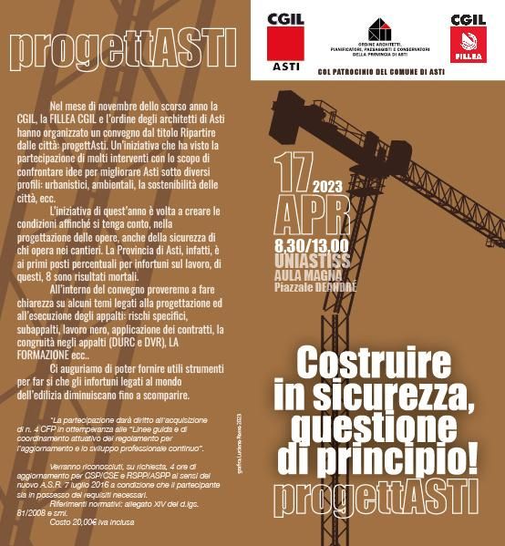 La locandina del convegno