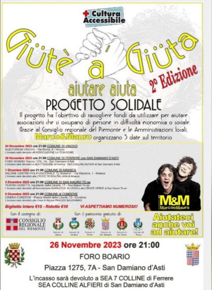 San Damiano: settimane fitte di eventi tra arte, musica e progetti solidali