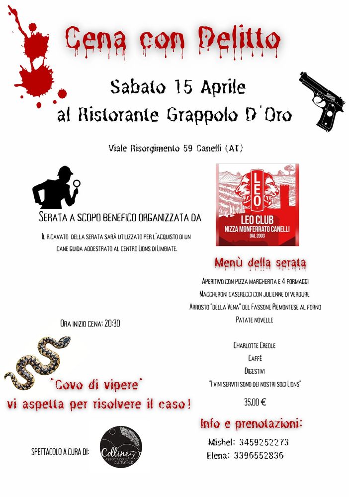 La locandina dell'iniziativa