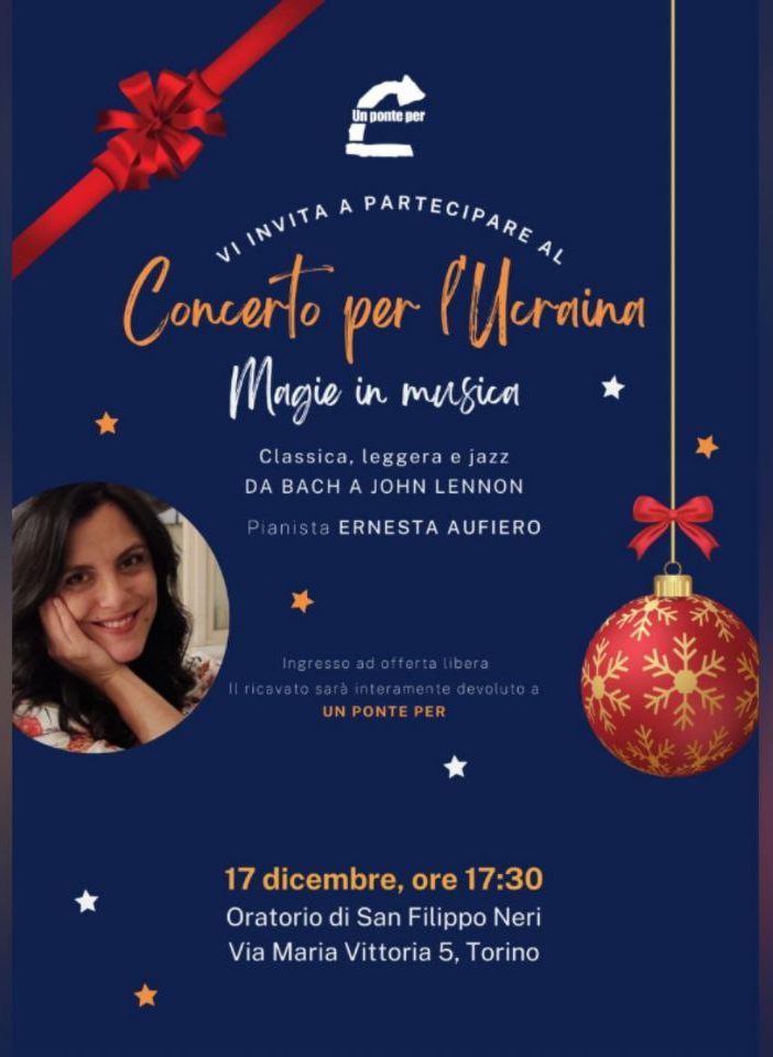 La locandina del concerto della pianista astigiana