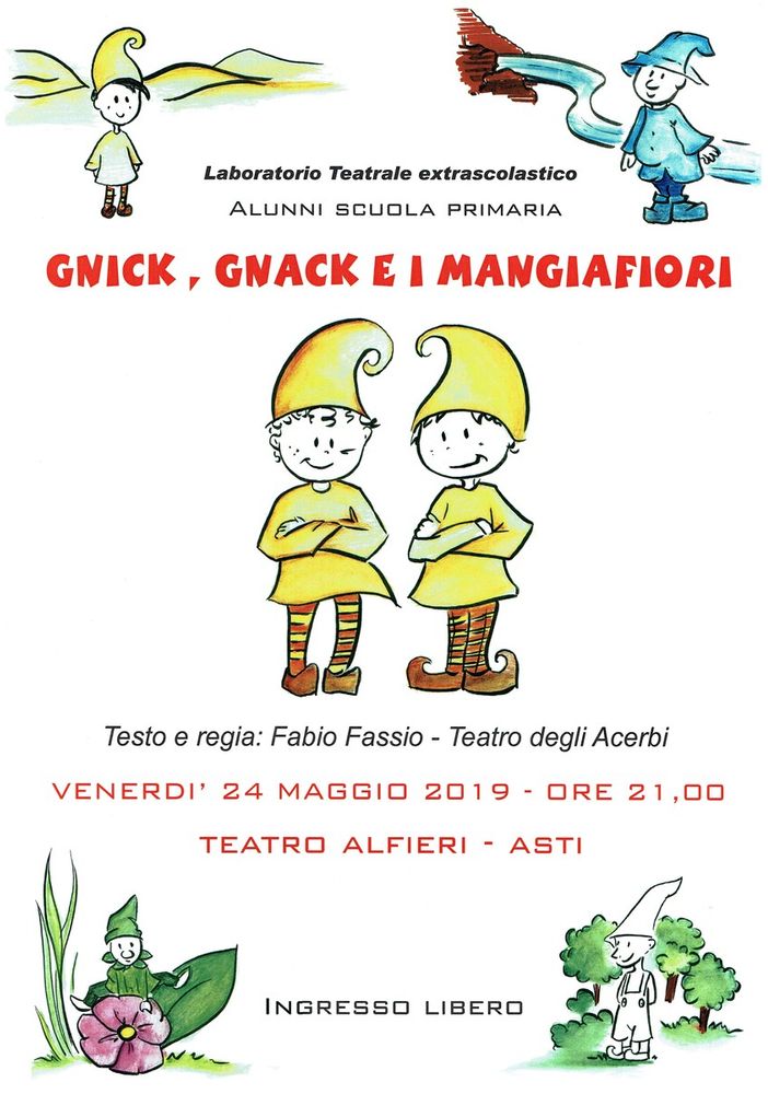 I bambini della Galileo Ferraris attori con &quot;&quot;Gnick, Gnack e i Mangiafiori&quot;