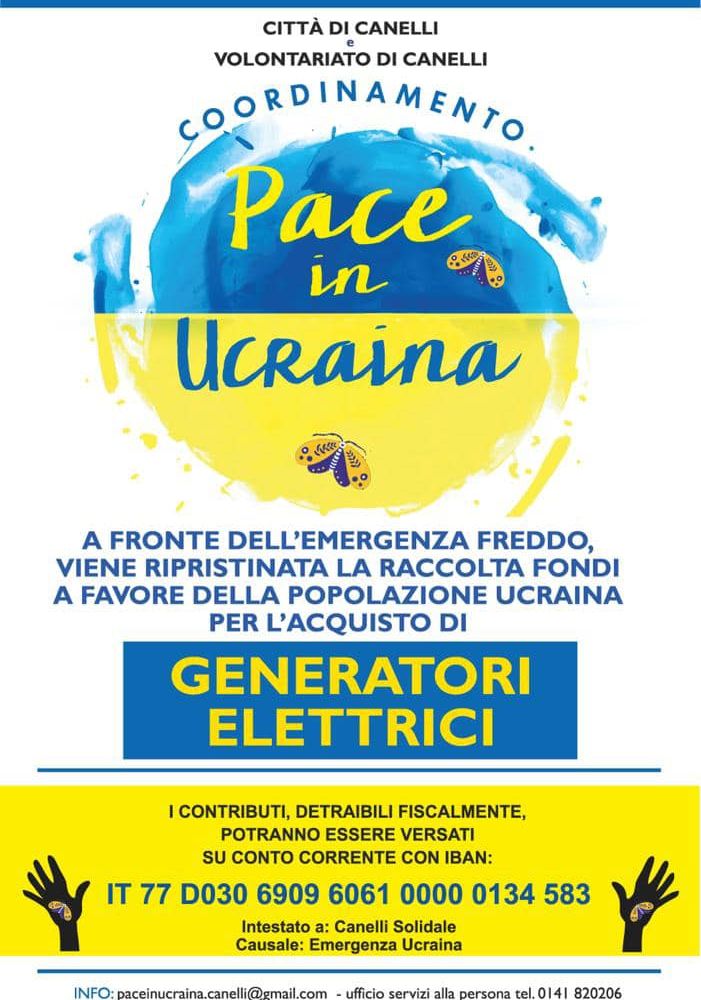La locandina della raccolta fondi