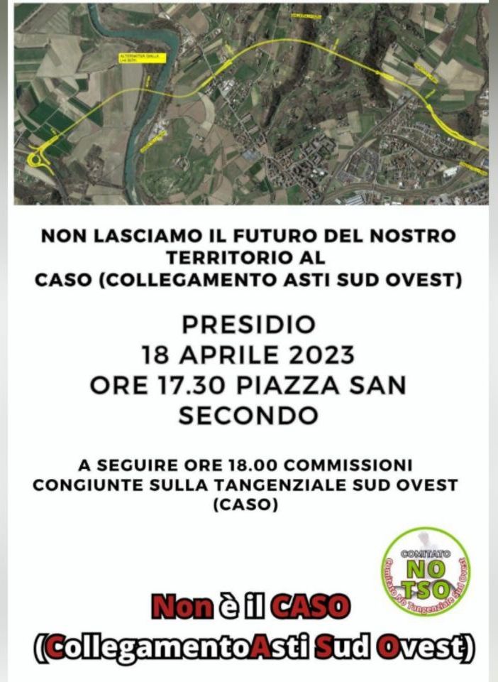 La locandina del presidio