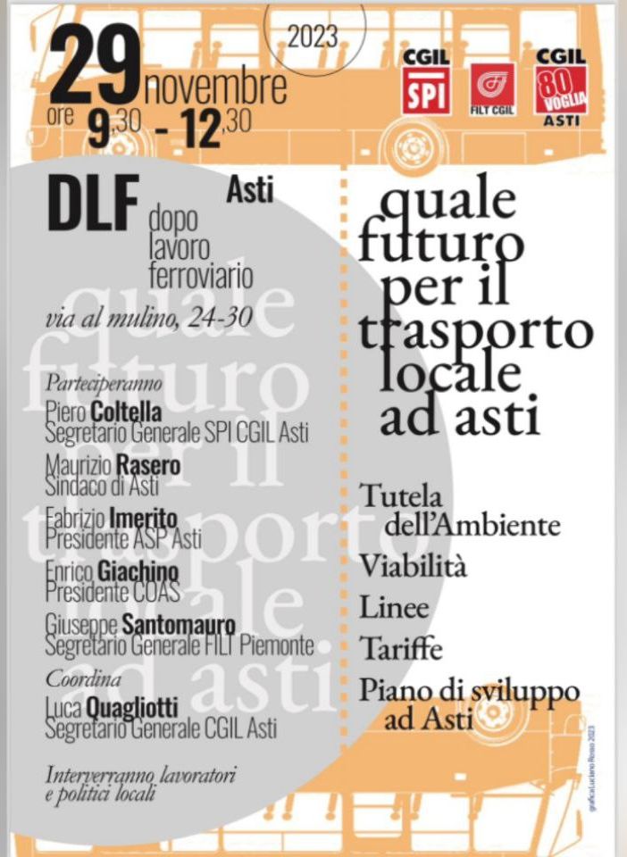 Quale futuro per trasporti e mobilità sostenibile ad Asti?