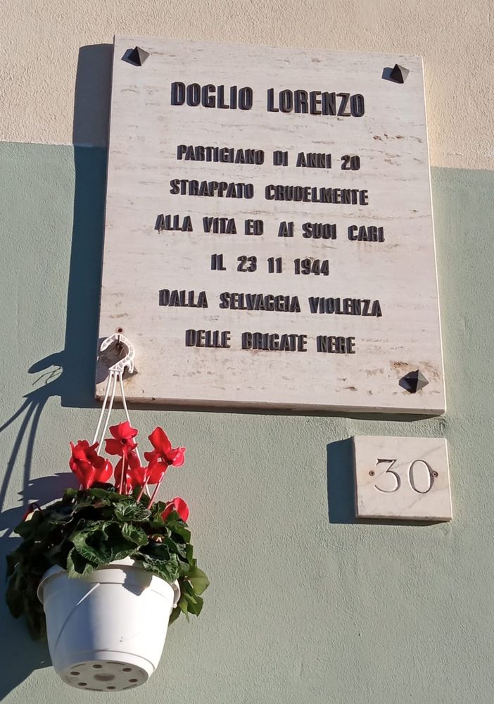 Un pensiero in memoria di Lorenzo Doglio, giovane partigiano morto nel 1944