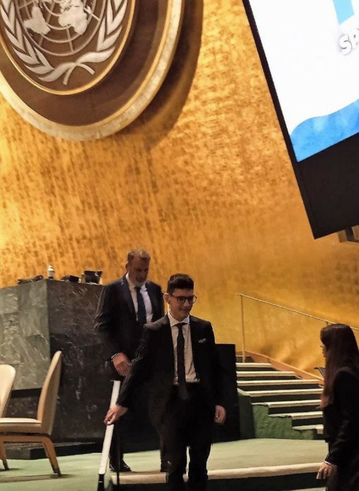 Indimenticabile esperienza all'ONU per uno studente dell'Artistico Alfieri