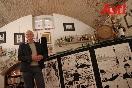 Luigi Piccatto ritratto in occasione della mostra personale al Tacabanda (ph. Merfephoto - Efrem Zanchettin)