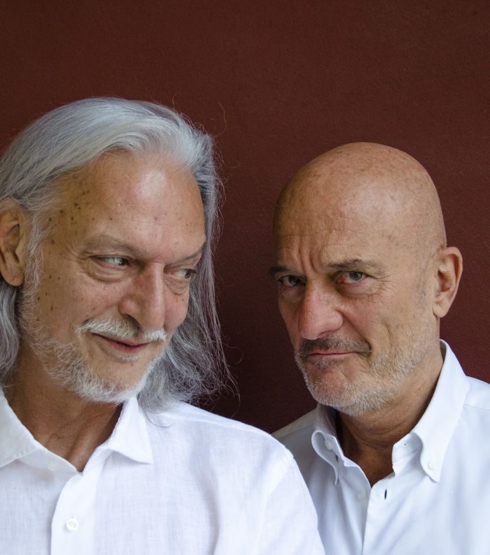 Gigio Alberti e Claudio Bisio, protagonisti di &quot;Ma tu sei felice?&quot;