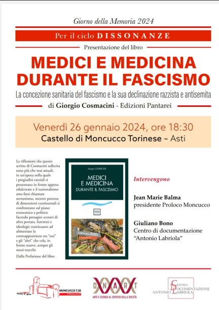 La locandina della presentazione