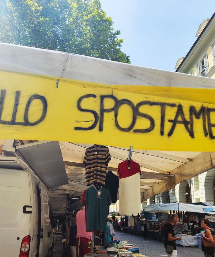 Mercato di Asti: ancora tumulti degli ambulanti sullo spostamento anticipato in piazza del Palio [VIDEOINTERVISTA]