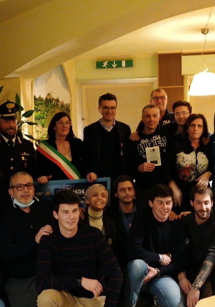 La cerimonia di premiazione a Monleale