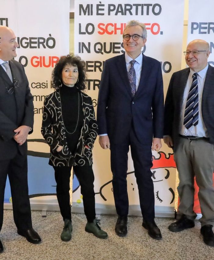 Nell'immagine, da sinistra a destra: Piero Baldovino, Laura Nosenzo, Biagio Mazzeo e Paolo Rampini