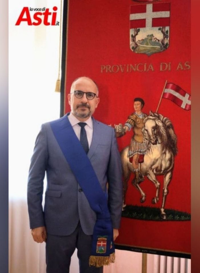 Maurizio Rasero, sindaco di Asti e presidente della Provincia di Asti