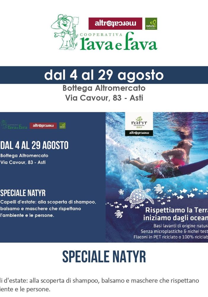 La salute del capello alla Bottega Rava e Fava di via Cavour