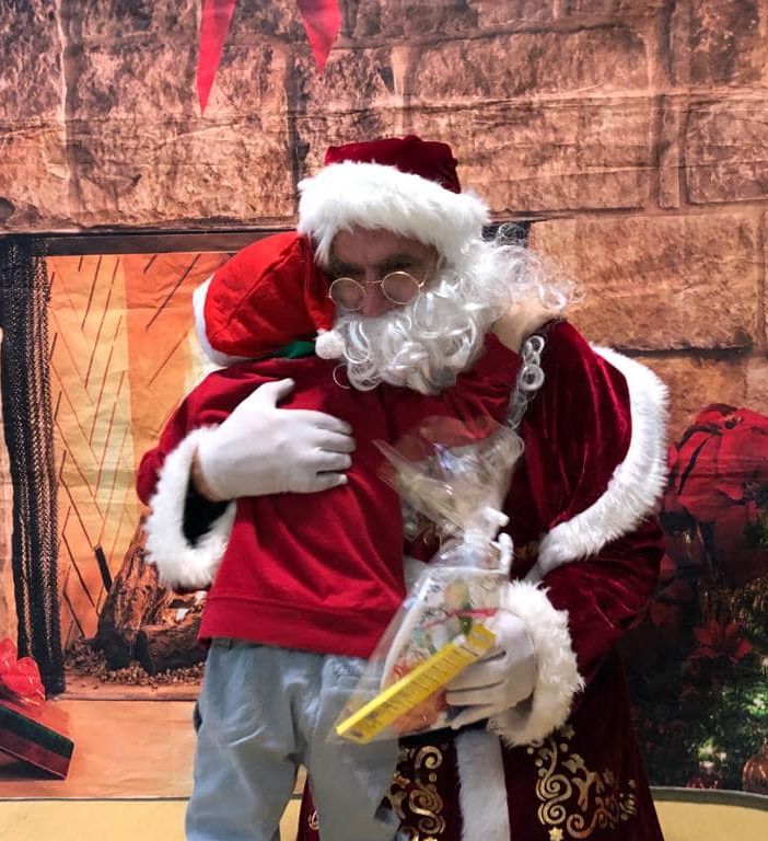 Alcune immagini (le restanti a fine articolo) delle visite del Babbo Natale del Cielo di Matteo