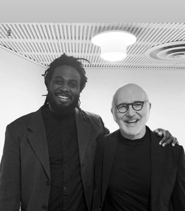 Naudy Carbone insieme a Ludovico Einaudi