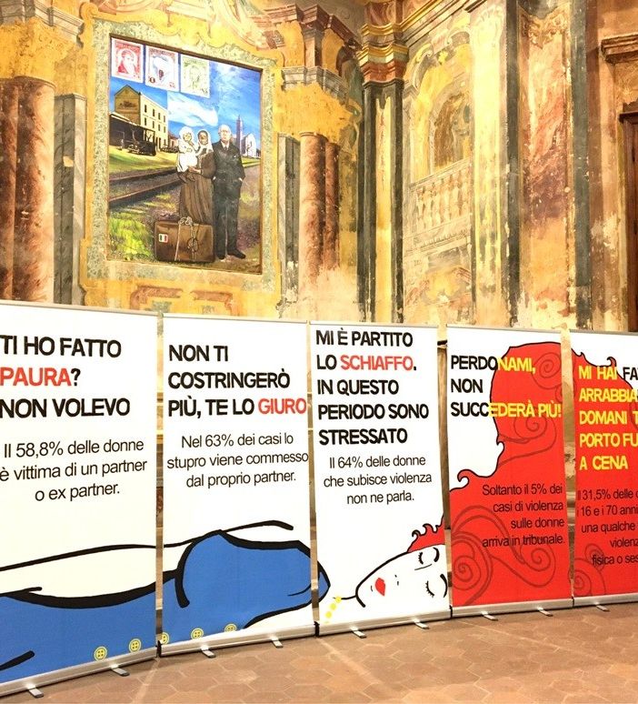 Scorcio della mostra a Villanova (Confraternita dell'Annunziata)