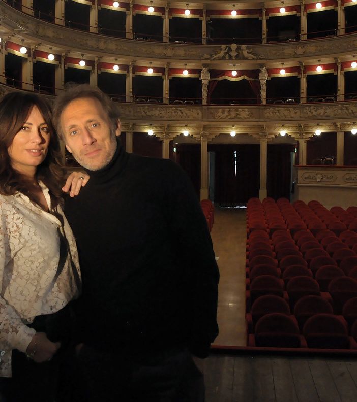 Chiara Buratti e Massimo Barbero