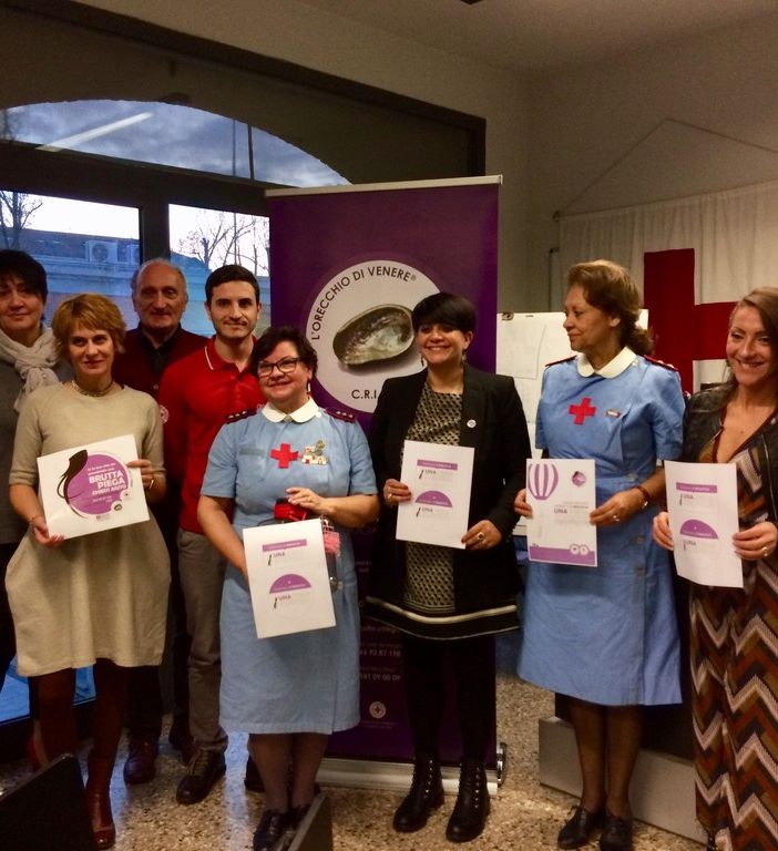 Lo staff del Centro durante la presentazione del progetto