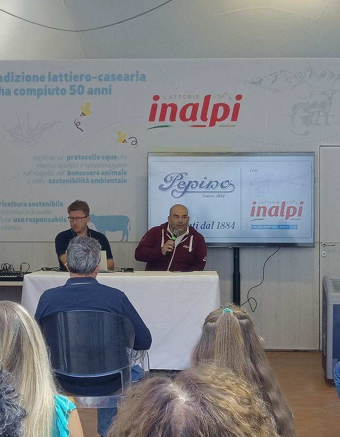 Gelati Pepino 1884 ospite della Casa Libera del burro e del gelato Inalpi a Cheese