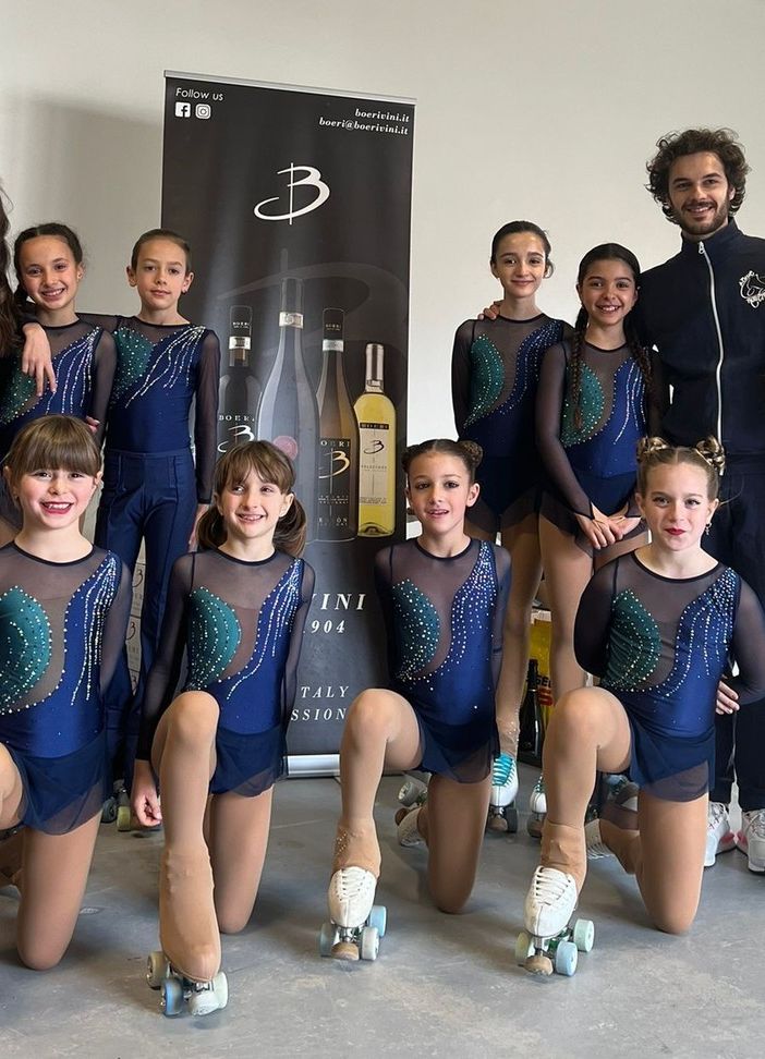 Pattinaggio: ai campionati provinciali Fisr la Blue Roller di Asti ha schierato 8 atleti