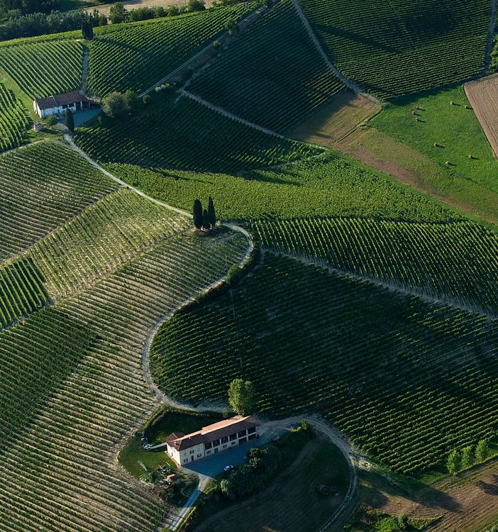 Panorama aereo Nizza Monferrato