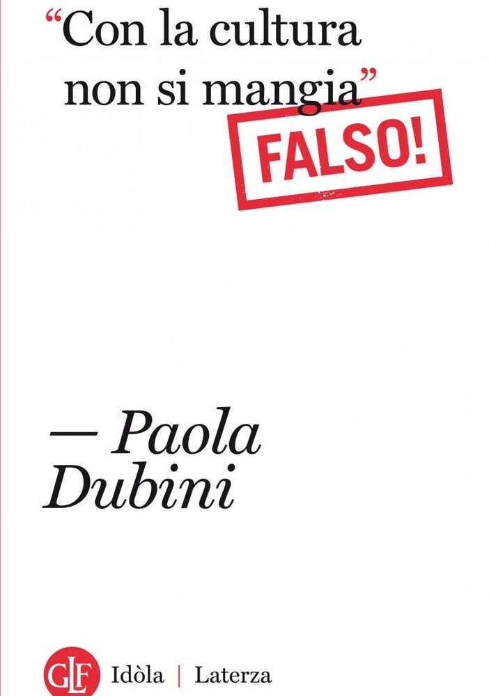La copertina del libro di Paola Dubini