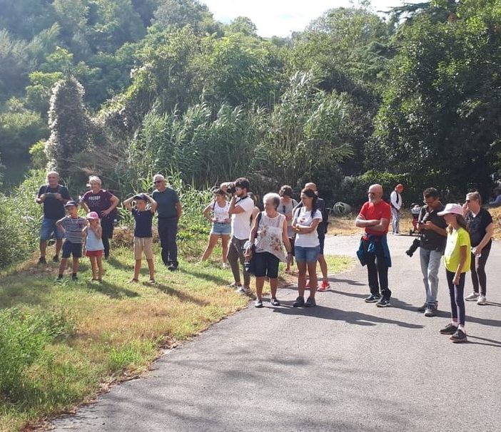 Un immagine della riuscita messa in scena itinerante