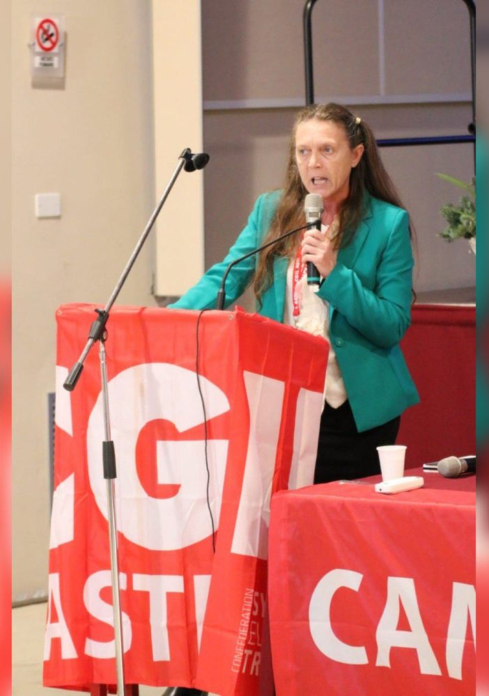 La segretaria generale Slc Cgil Patrizia Bortolin