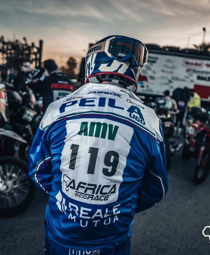Anche Ugo Peila del moto club Alfieri all'Africa Eco Race