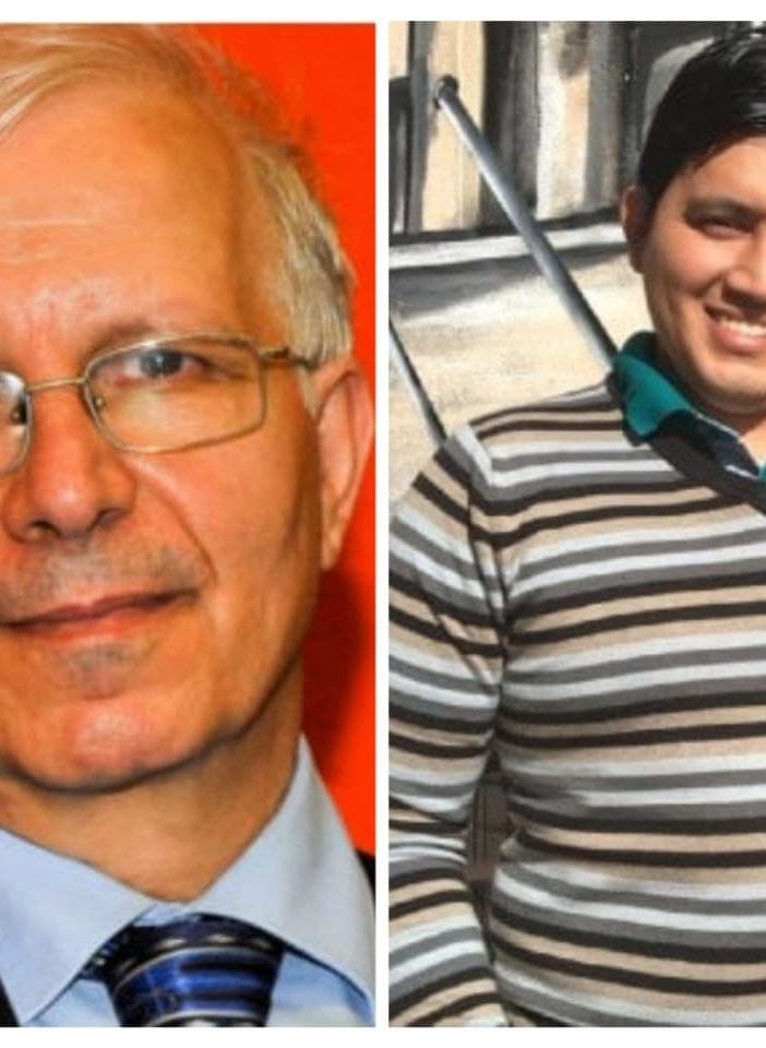 Nel collage fotografico, a sinistra Hafez Haidar e a destra Nelson Omar Anzora