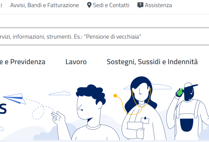 Il portale dell'INPS