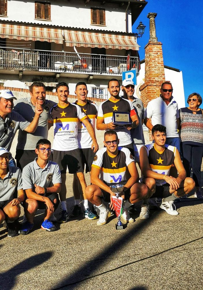 Premiazione del Grazzano vincitore Coppa Italia