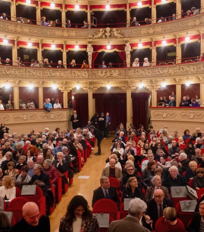 Un'immagine dell'Alfieri prima della cerimonia dell'Asti d'Appello 2023 (ph. Franco Rabino)