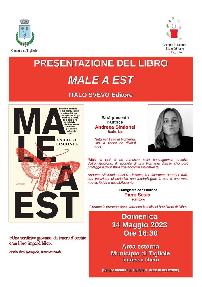 Il manifesto di presentazione del romanzo