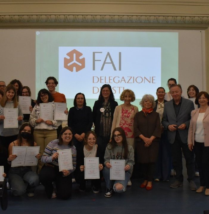 Foto di gruppo per gli studenti che hanno partecipato al progetto