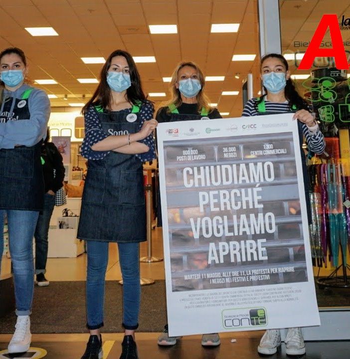 Protesta centro commerciale &quot;Il Borgo&quot;