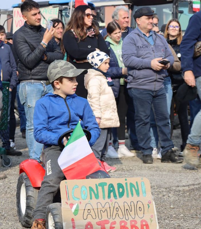 Protesta trattori ad Asti. Foto e video MerfePhoto