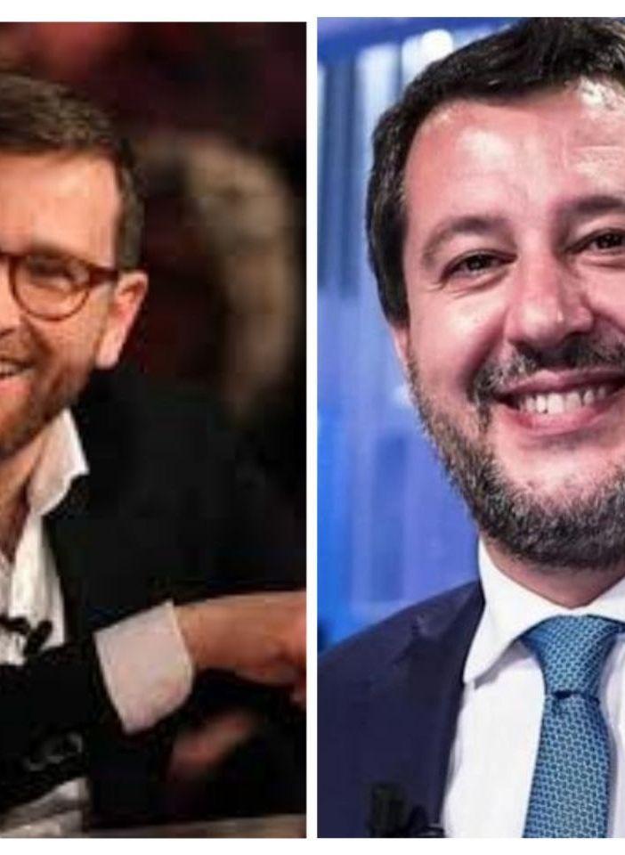 Giuseppe Provenzano e Matteo Salvini