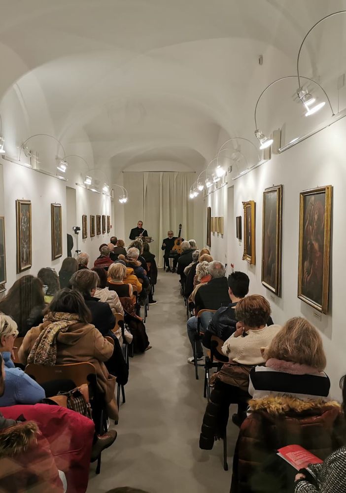 Pubblico al Museo Civico di Moncalvo
