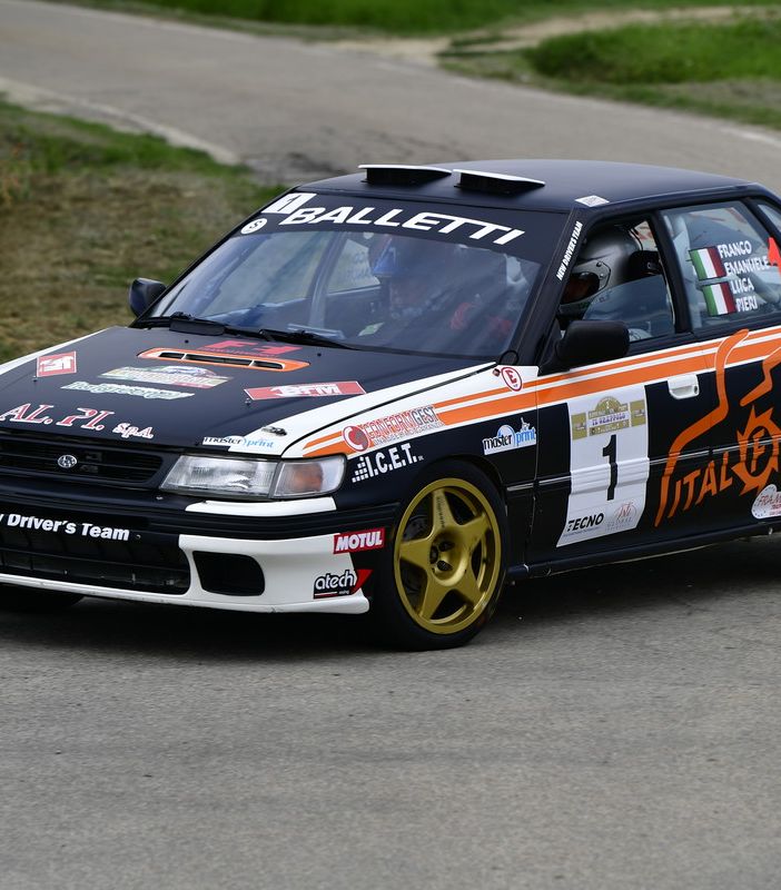 Emanuele Franco - Luca Pieri su Subaru Legacy, vincitori dell'edizione 2022 (Ph. Alfieri Foto)