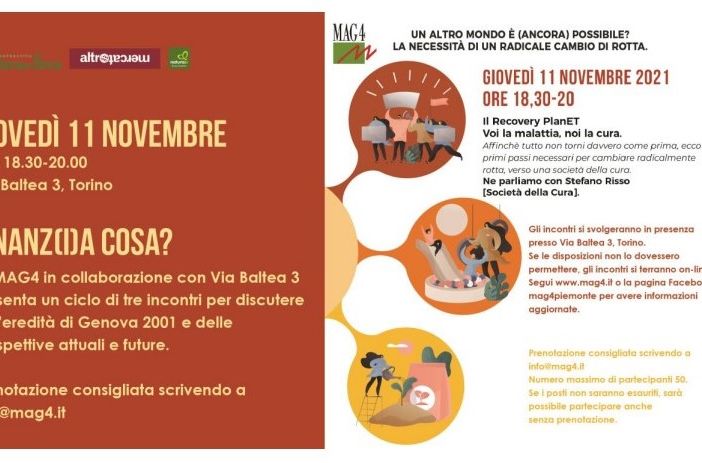La locandina dell'iniziativa