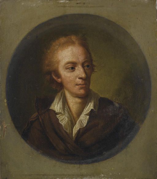 Ritratto di Vittorio Alfieri. Opera di Luigi Guttenbrunn del 1764
