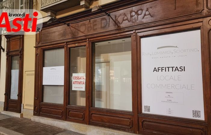 Non solo Kasanova: in piazza San Secondo chiude anche Robe di Kappa