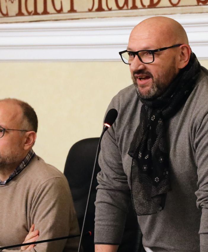 Roberto Sabatini al momento del suo insediamento