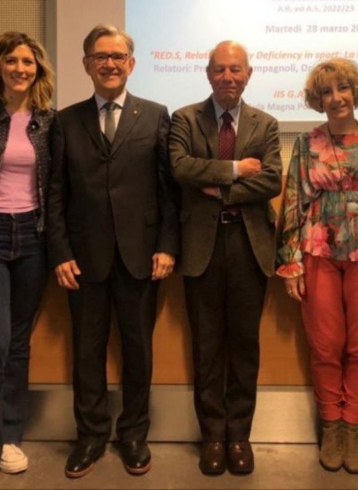 Nella foto, da sinistra: Martina Mazzoli, Luigi Gentile, Carlo Campagnoli e Stella Perrone